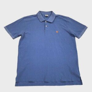Brook Brothers Shirt Mens Size XL Blue Polo Slim Fit Short Sleeve Casual Preppy